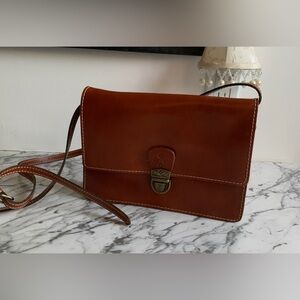 Light Brown Leather Purse